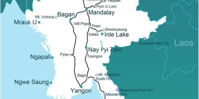Одной карте Мьянмы