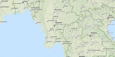 GPS карта Мьянма